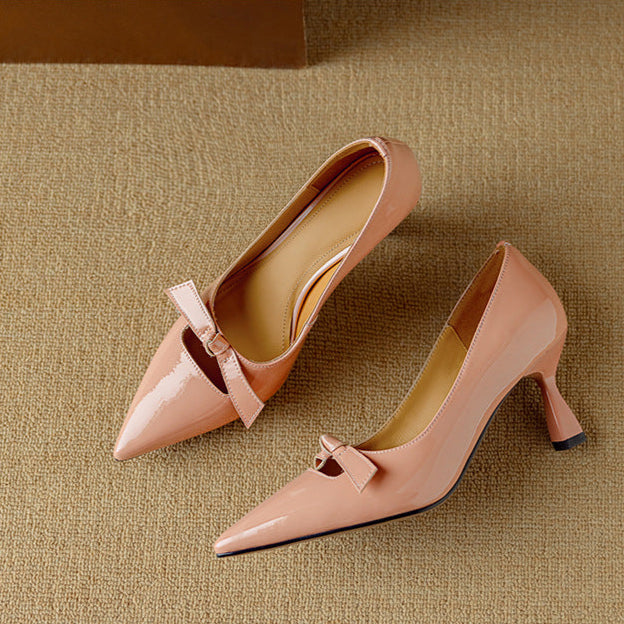Rosalind Elegant Heels with Bow Detail