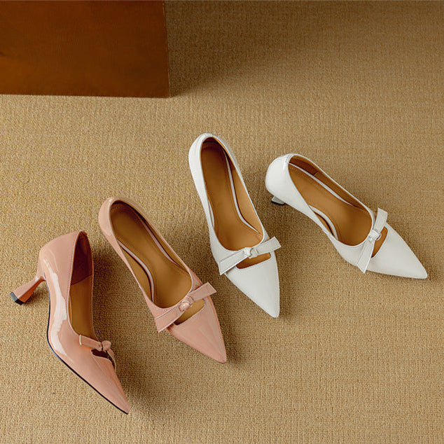 Rosalind Elegant Heels with Bow Detail