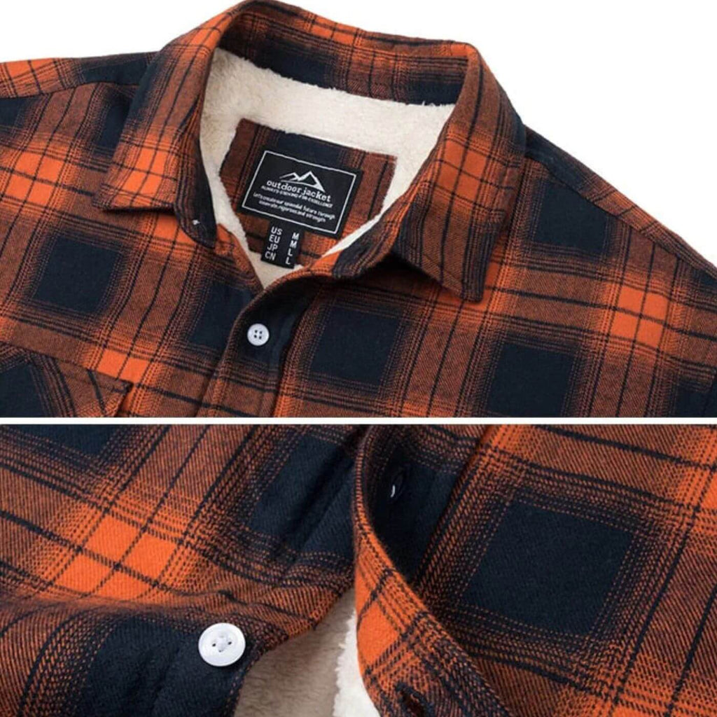 Axel™ | Casual Checked Shirt Jacket