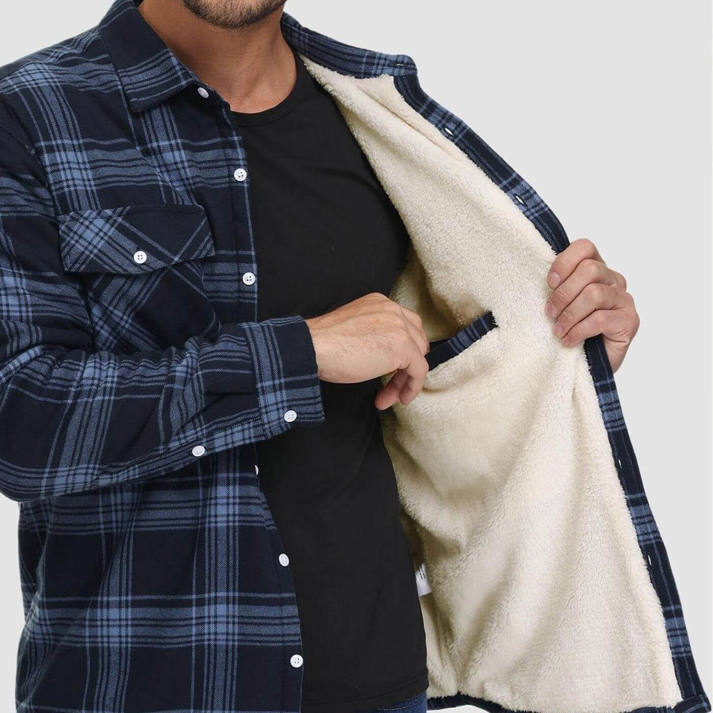 Axel™ | Casual Checked Shirt Jacket