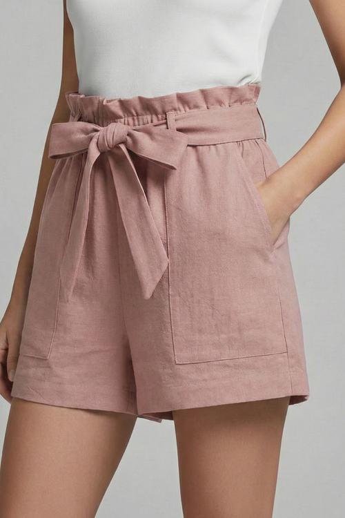 Femke | Elegant Women’s Shorts with Pockets and Tie Waist