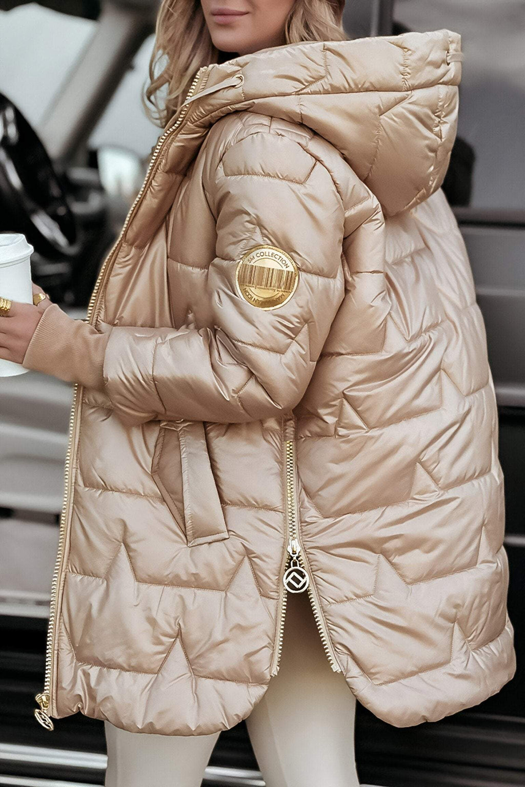Fitted Down Winter Jacket for Women - Insulated Cold Weather Coat 1