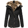 Fitted Hooded Winter Jacket for Women with Insulated Lining 0