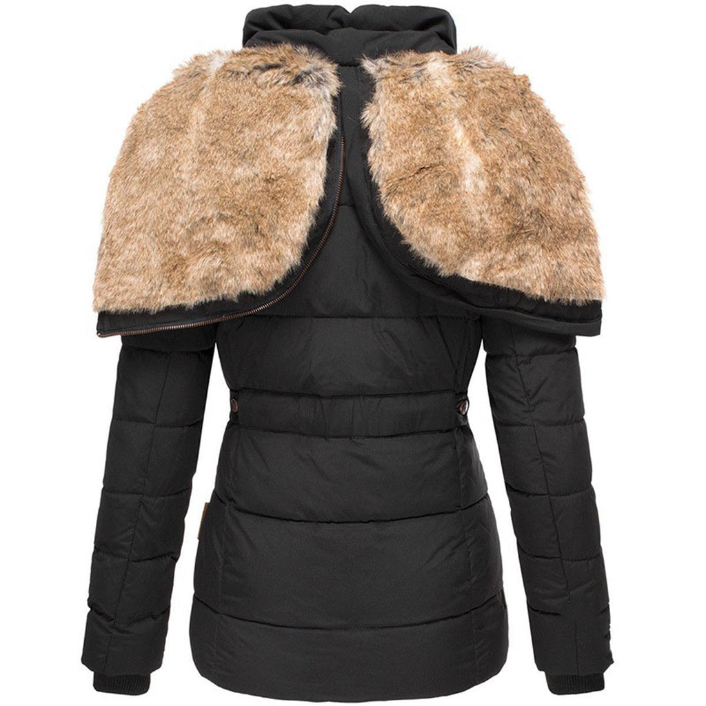 Fitted Hooded Winter Jacket for Women with Insulated Lining 7