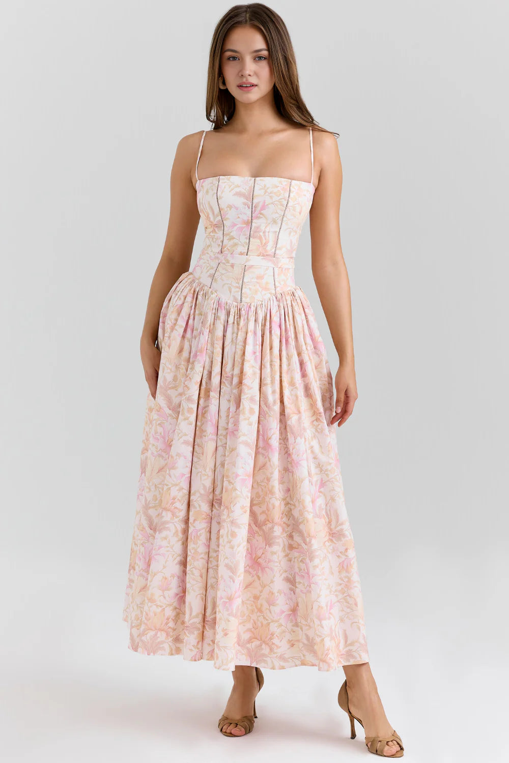 Gisèle Women’s Maxi Dress | Shaping Effect | Floral Print