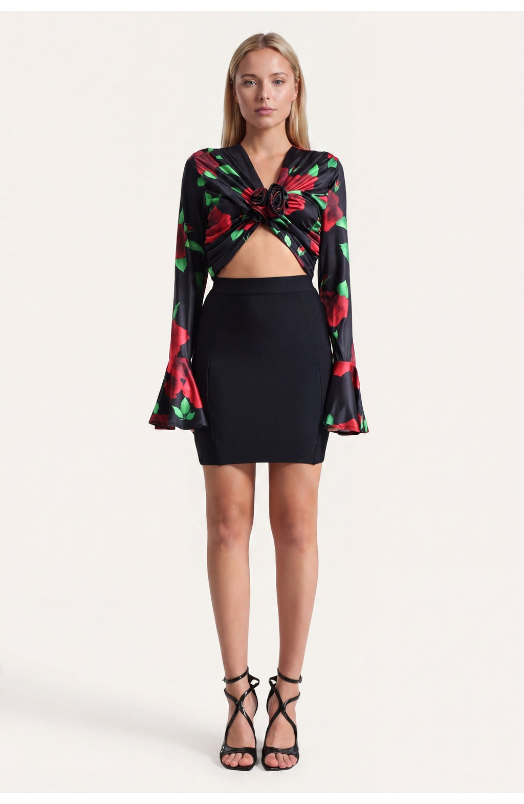 Women’s Top | Floral Print | Buttoned