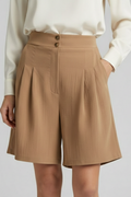 Florine | Elegant Women’s High-Waisted Pleated Shorts