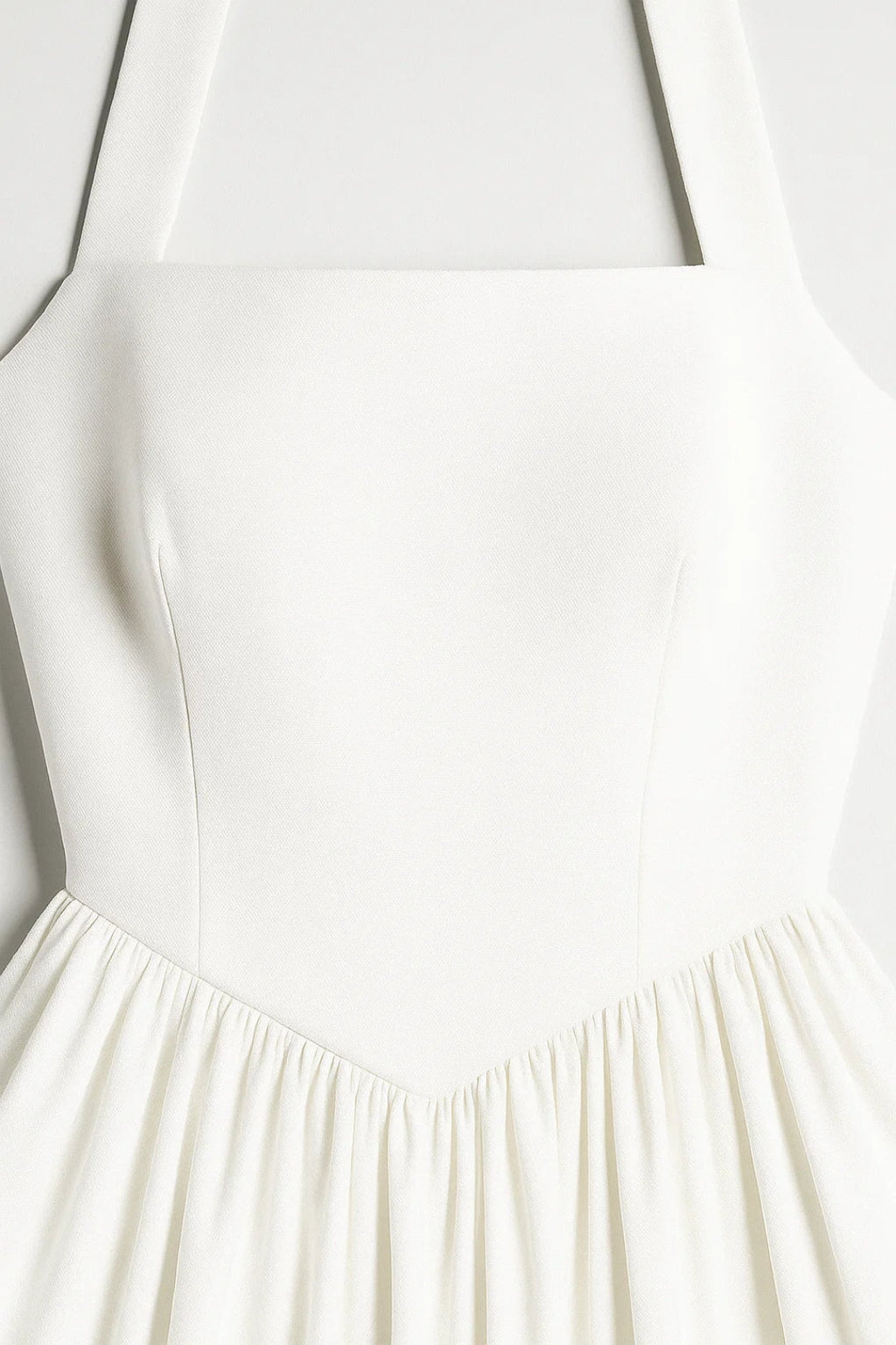 Hella Women’s Halter Dress | Vintage Midi Silhouette | Flared Skirt
