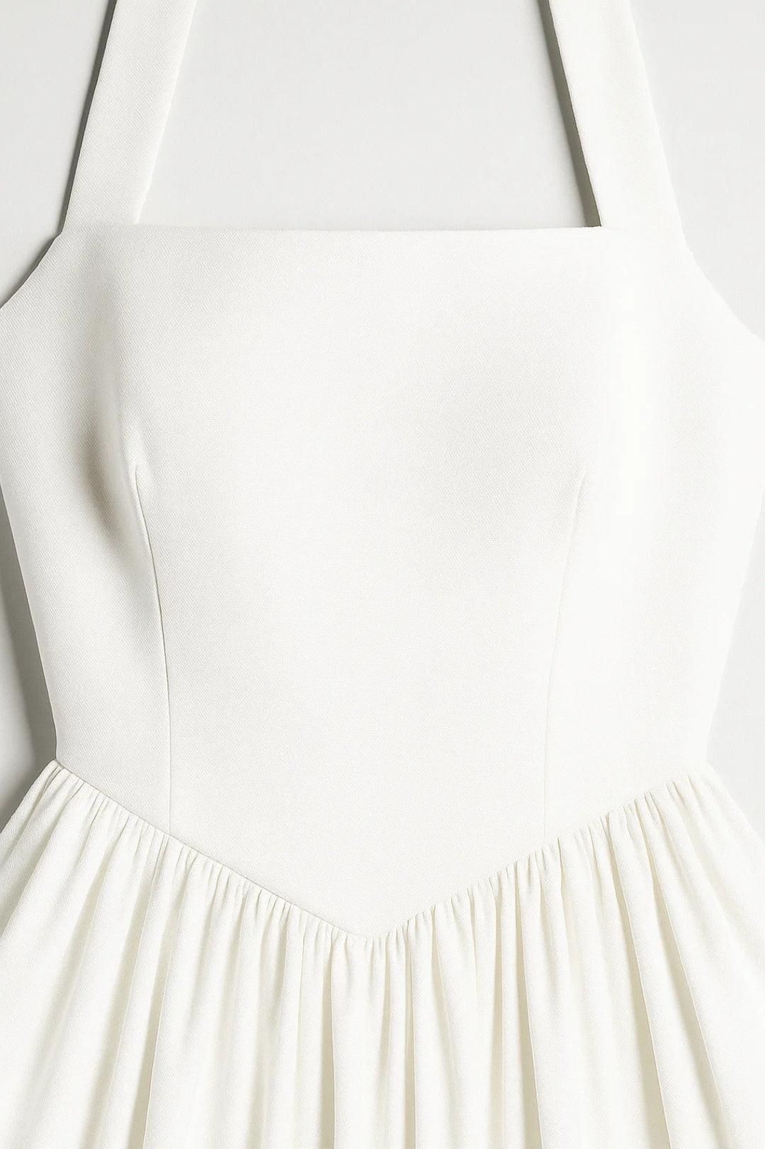 Hella Women’s Halter Dress | Vintage Midi Silhouette | Flared Skirt