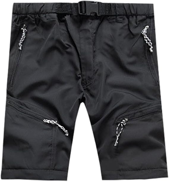 Men's Outdoor Pants with Zip-Off Legs and Straight-Leg Fit