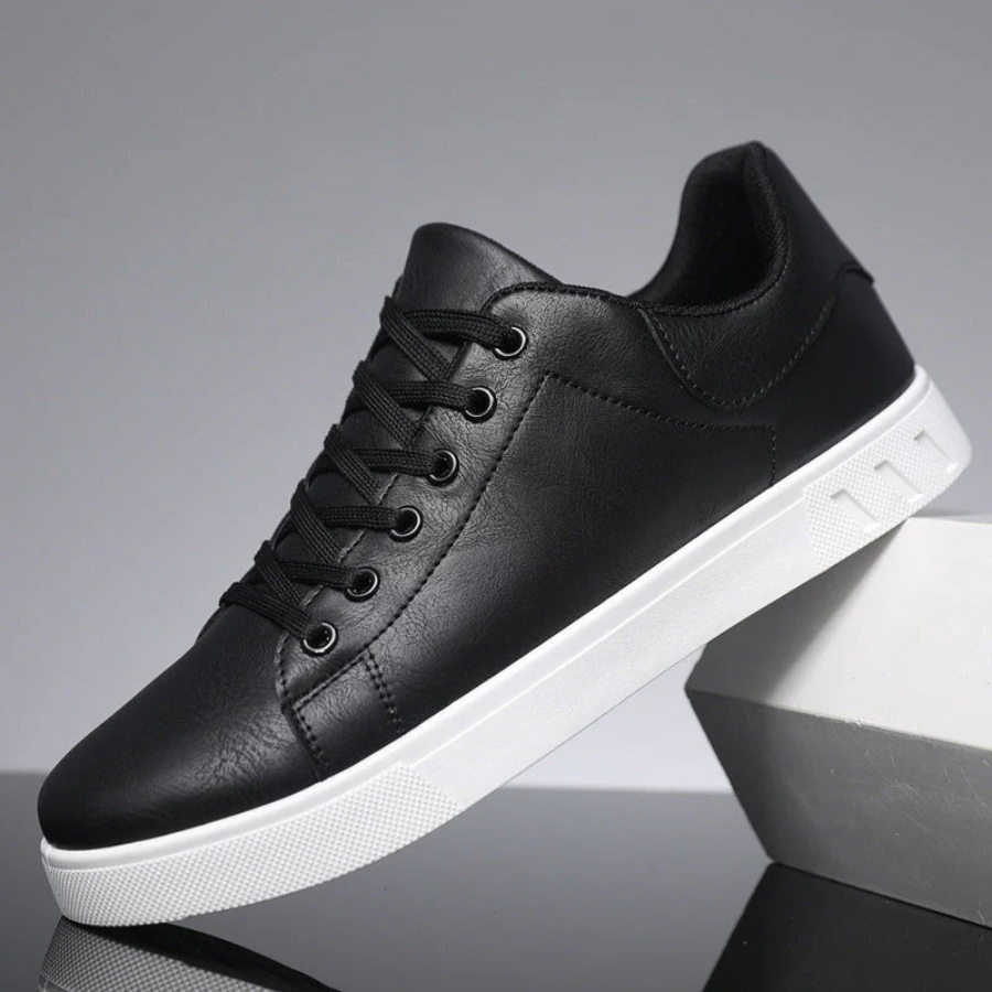 Men's Sneakers with Lace-Up Closure, Low-Cut Design and Sleek Silhouette
