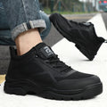 Men's Work Shoes with Steel Toe and Anti-Slip Sole