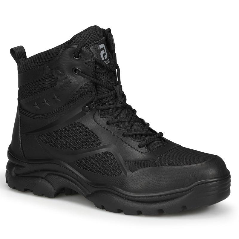 Men's Work Shoes with Steel Toe and Anti-Slip Sole