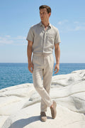 Trento Linen Set Beige/Beige
