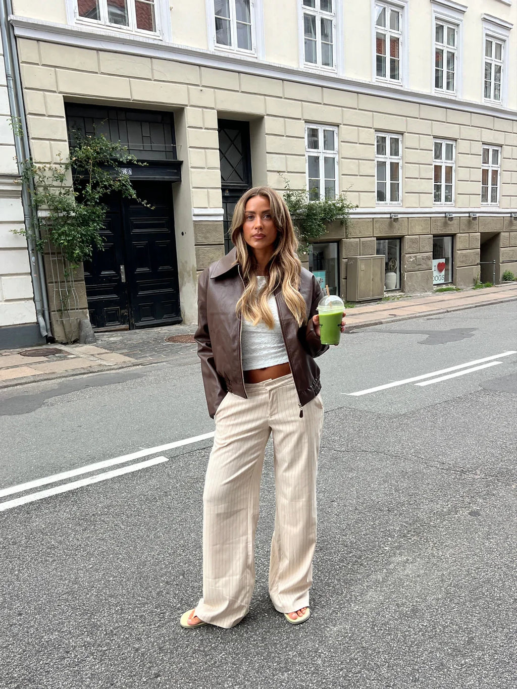 Faux Leather Jacket