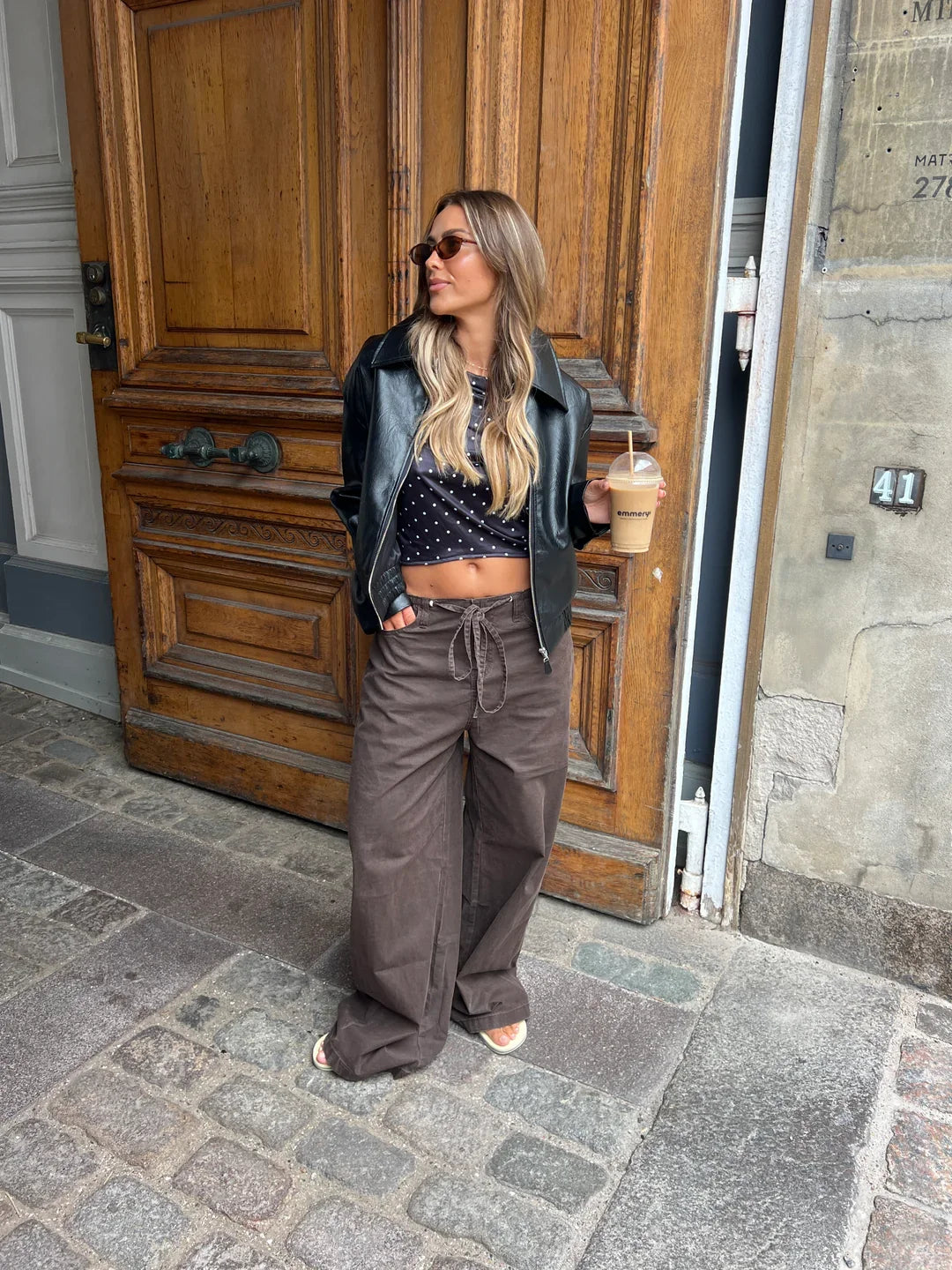 Faux Leather Jacket