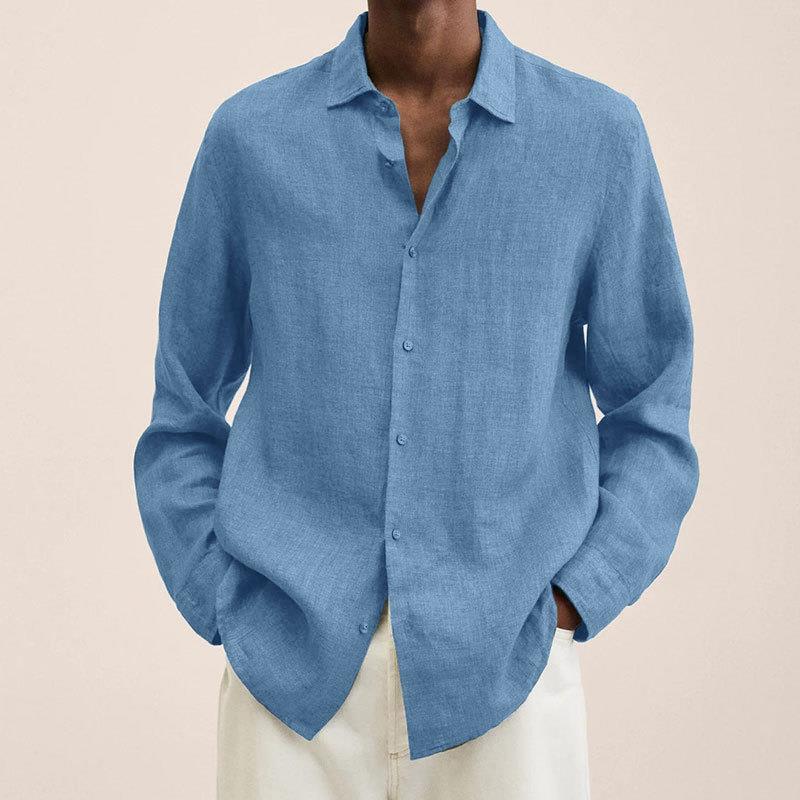 Jasper | Classic Men's Long Sleeve Shirt for Summer Style