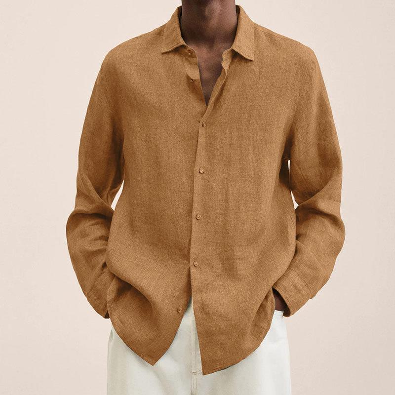 Jasper | Classic Men's Long Sleeve Shirt for Summer Style
