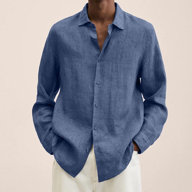 Jasper | Classic Men's Long Sleeve Shirt for Summer Style