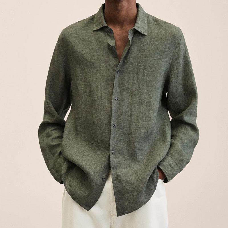 Jasper | Classic Men's Long Sleeve Shirt for Summer Style