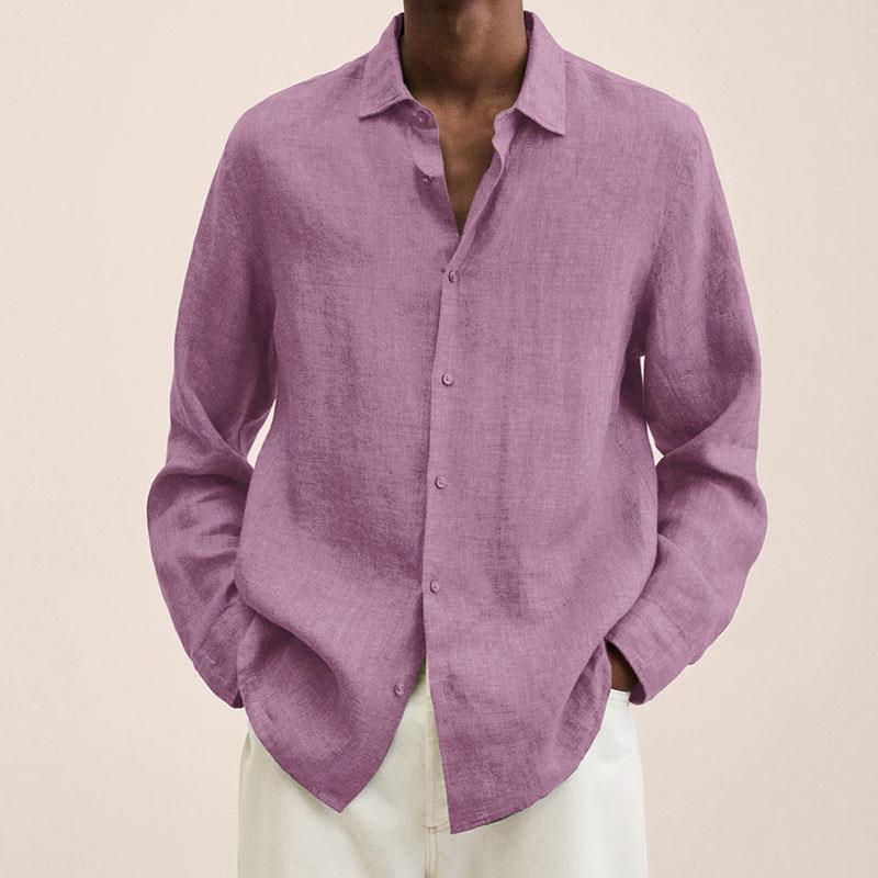 Jasper | Classic Men's Long Sleeve Shirt for Summer Style