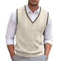 Joris | Men's Sleeveless V-Neck Sweater Vest with Lightweight Comfort
