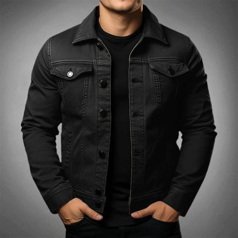 Lars | Men's Classic Collar Denim Jacket