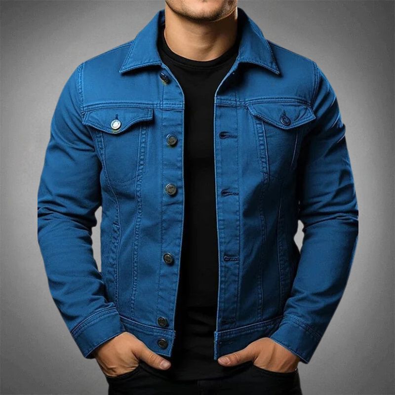 Lars | Men's Classic Collar Denim Jacket