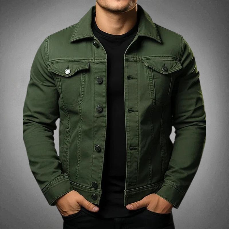 Lars | Men's Classic Collar Denim Jacket