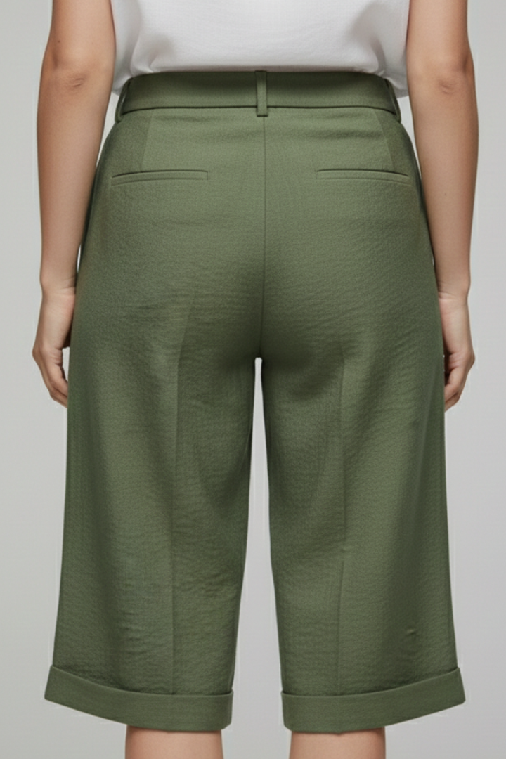 Lieke | Elegant Women’s Shorts with High Waist and Rolled Hem
