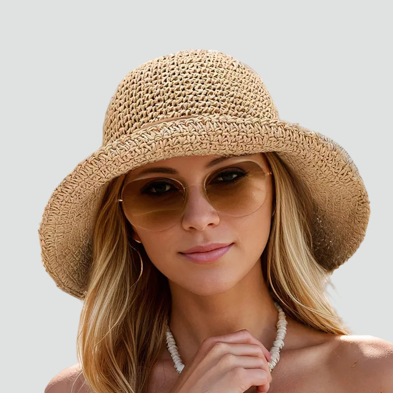 Foldable Summer Sun Visor with Wide Brim