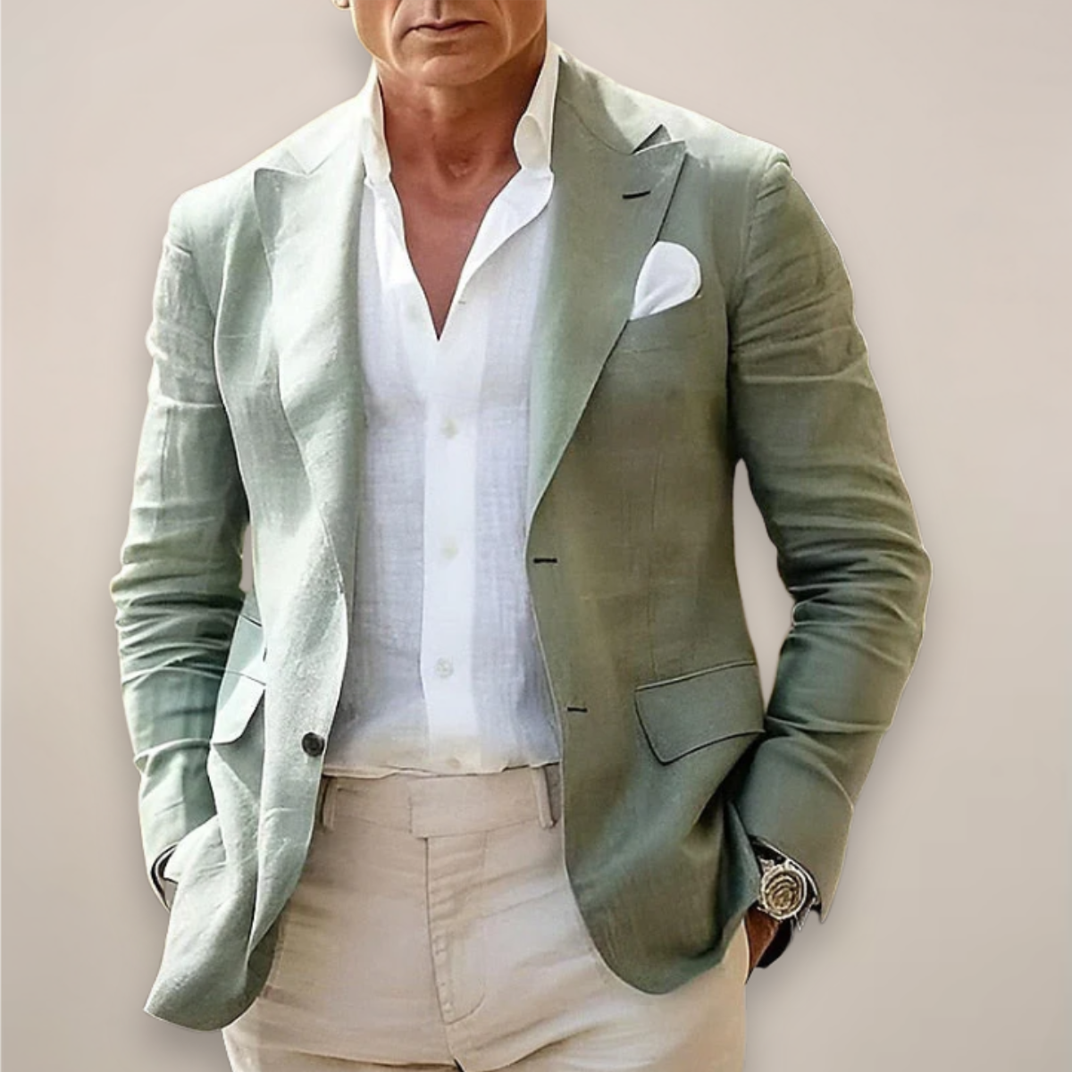 Seb | Casual Men's Blazer with a Modern Fit for Summer