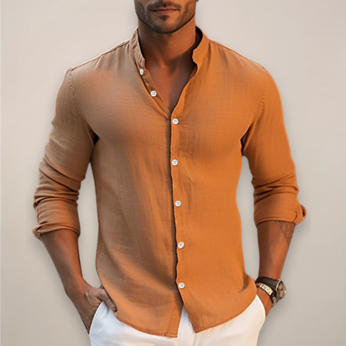 Luca | Casual Button-Up Summer Shirt for Men