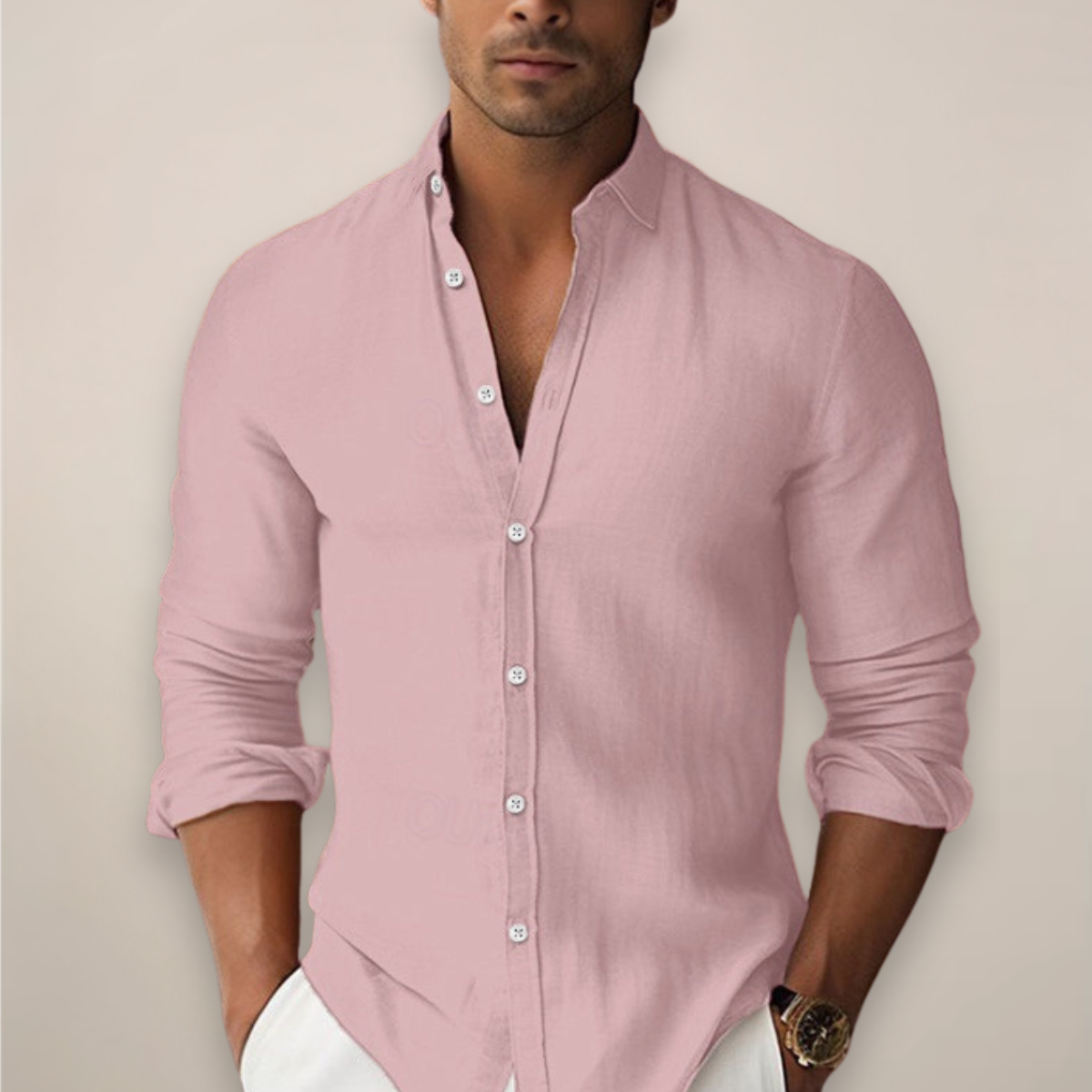 Luca | Casual Button-Up Summer Shirt for Men