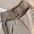 Nino | Men's High-Waisted Dress Trousers with Pleated Details for Summer