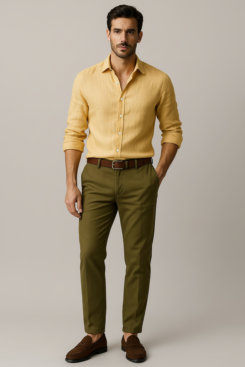 Josh | Men's Vintage Button-Up Shirt