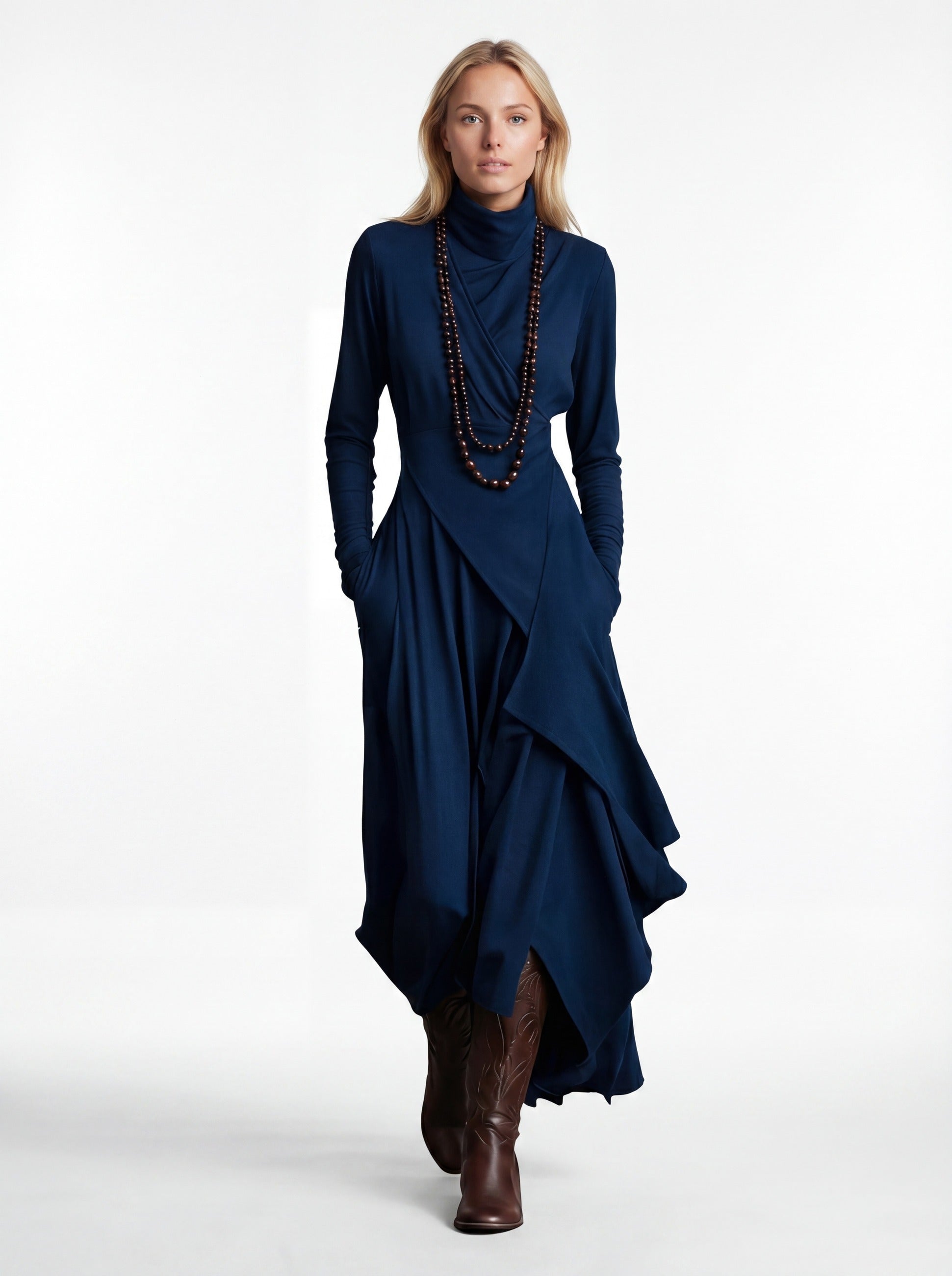 Inès Women’s Maxi Dress | Elegant Black Design | Timeless Style