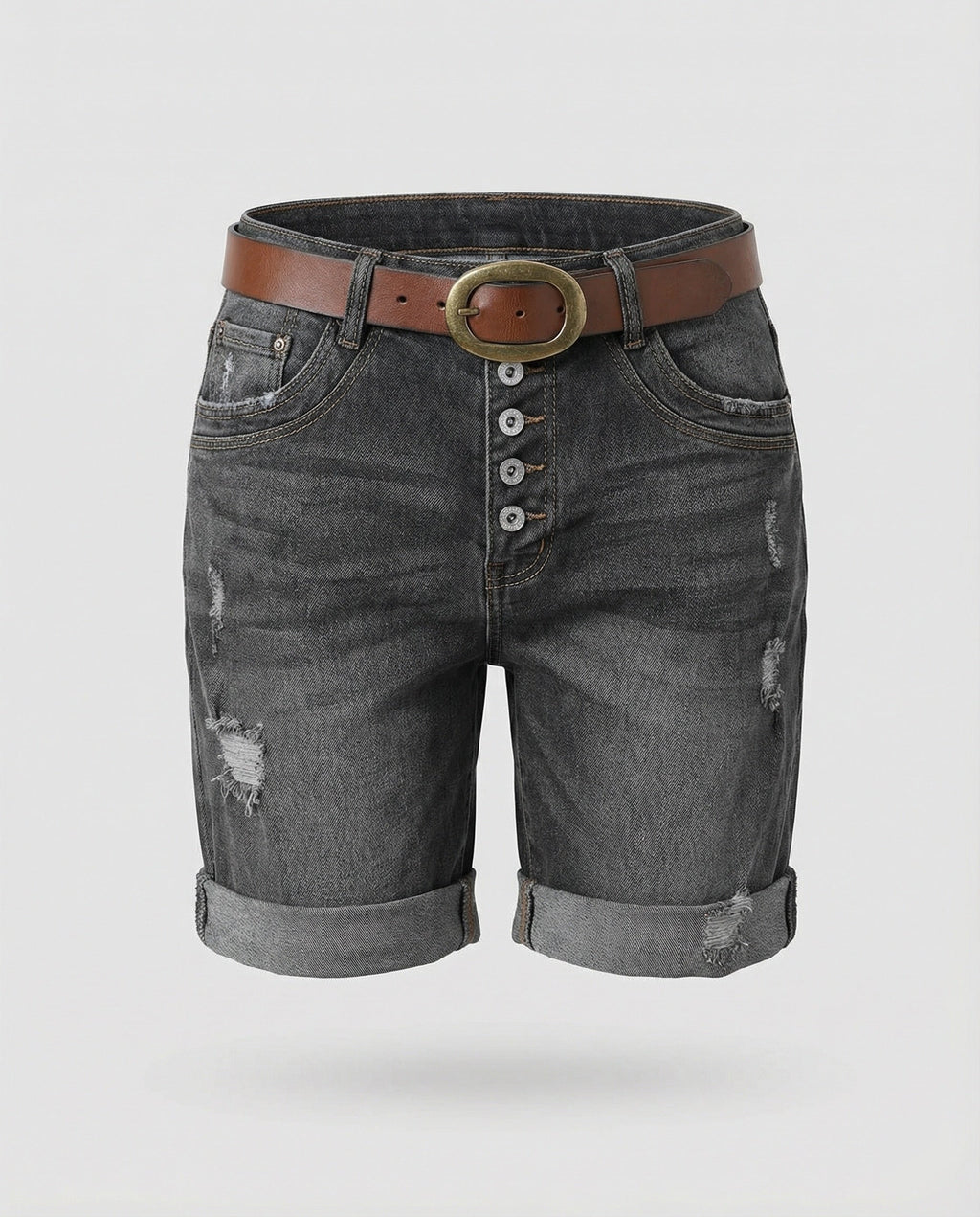 Marlies | Women’s Distressed Denim Shorts