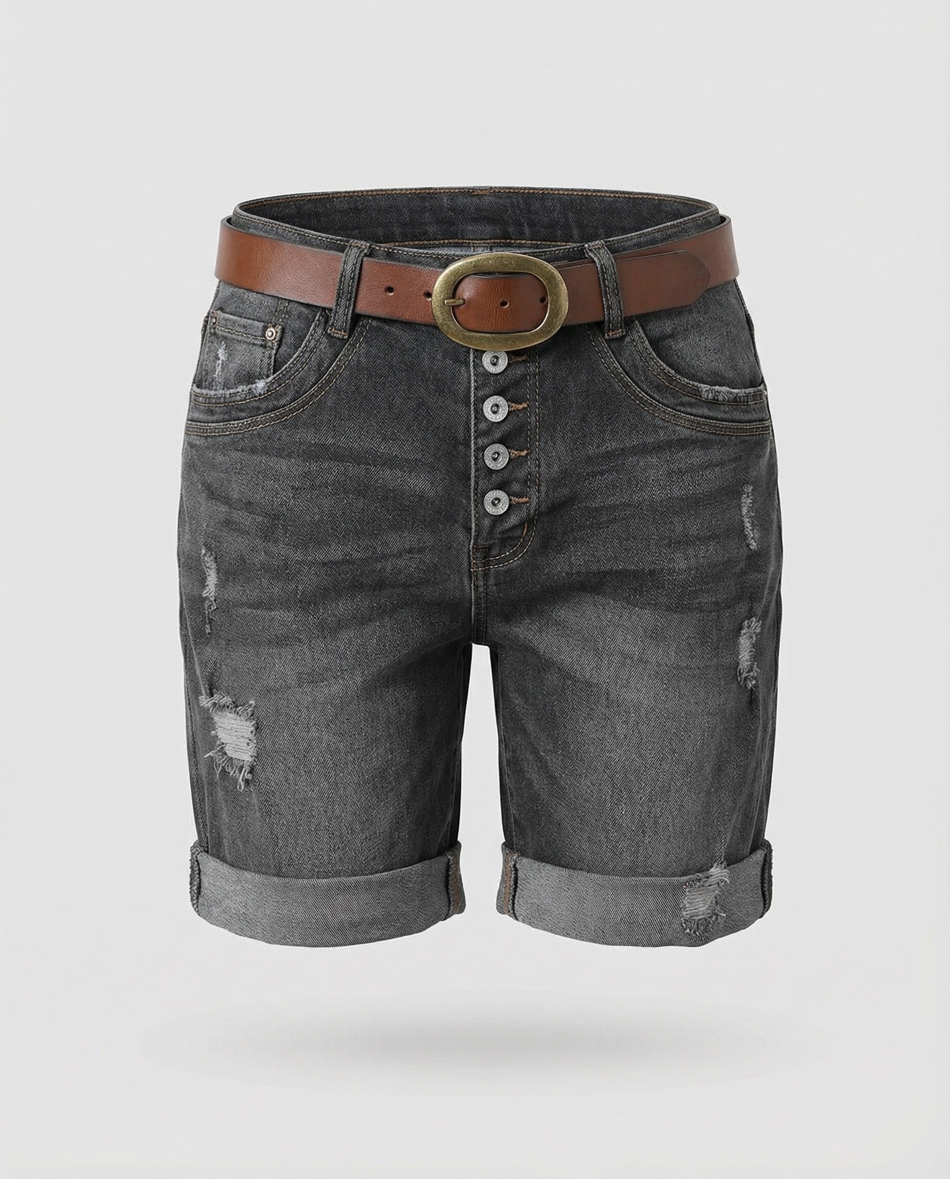 Marlies | Women’s Distressed Denim Shorts