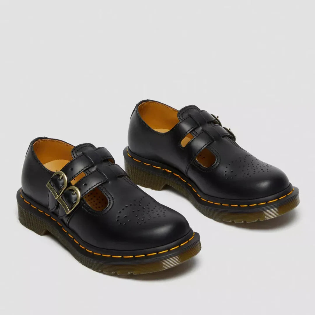 Mary Jane Flats for Women featuring a stylish double buckle design and a comfortable chunky sole, perfect for everyday wear. 2