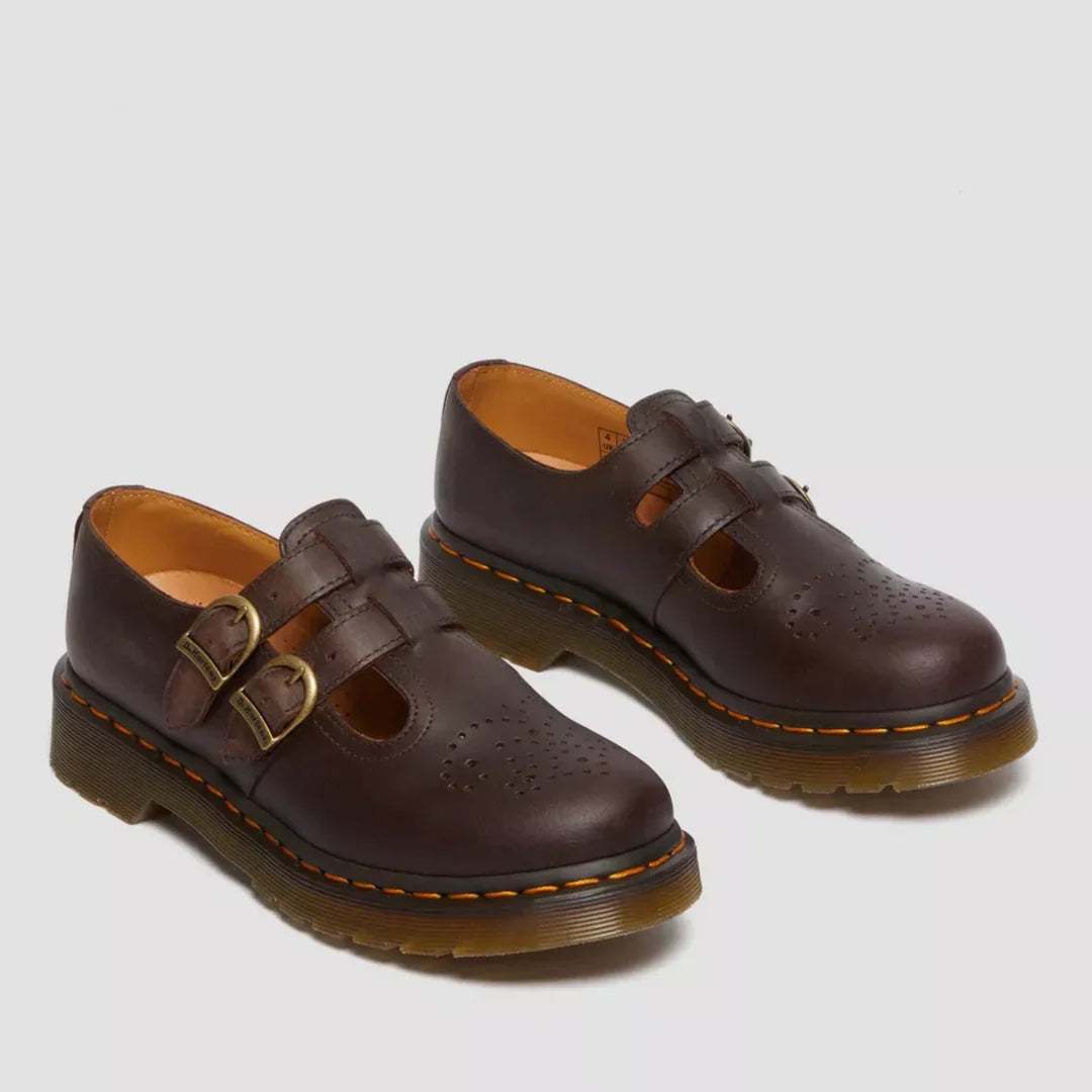 Mary Jane Flats for Women featuring a stylish double buckle design and a comfortable chunky sole, perfect for everyday wear. 8