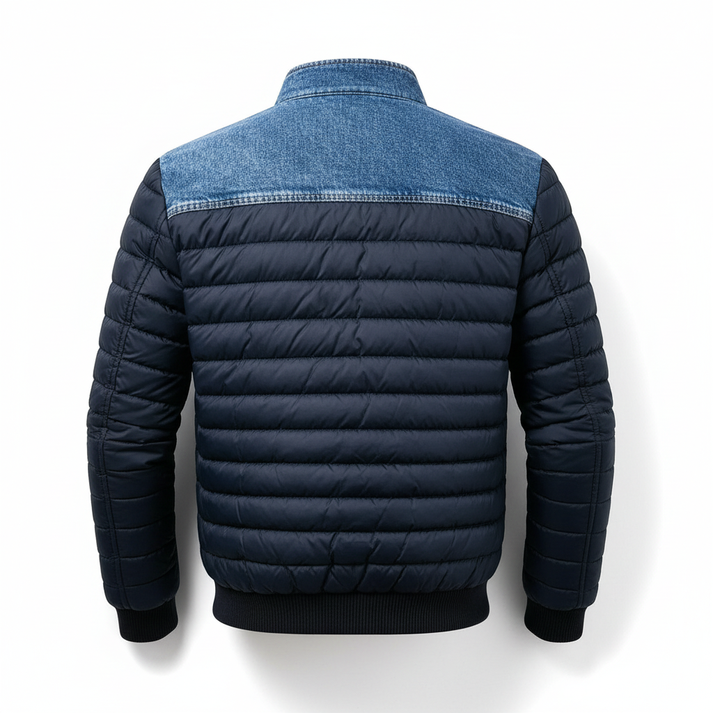 Jori™ | Stylish Padded Denim Jacket