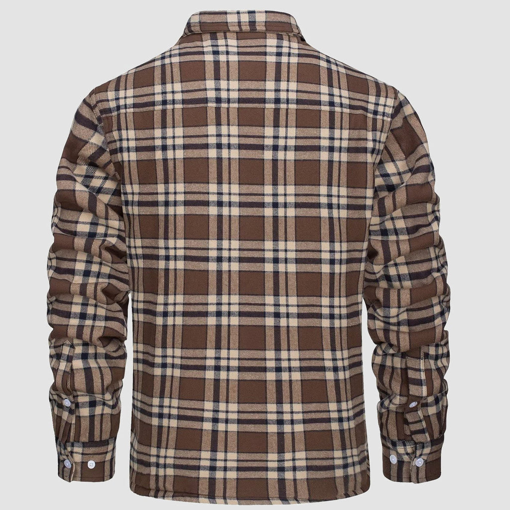 Arvid™ | Lined Checked Shirt Jacket