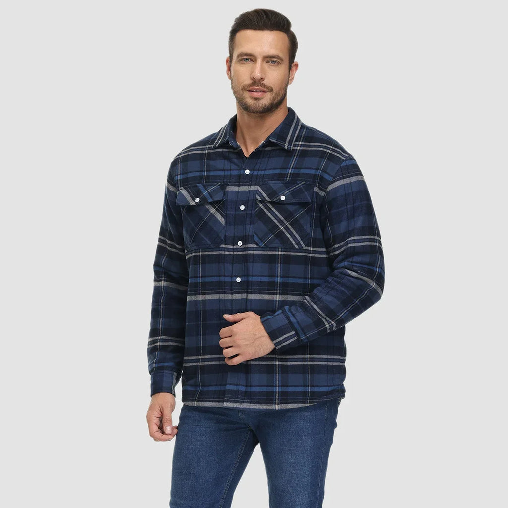 Arvid™ | Lined Checked Shirt Jacket