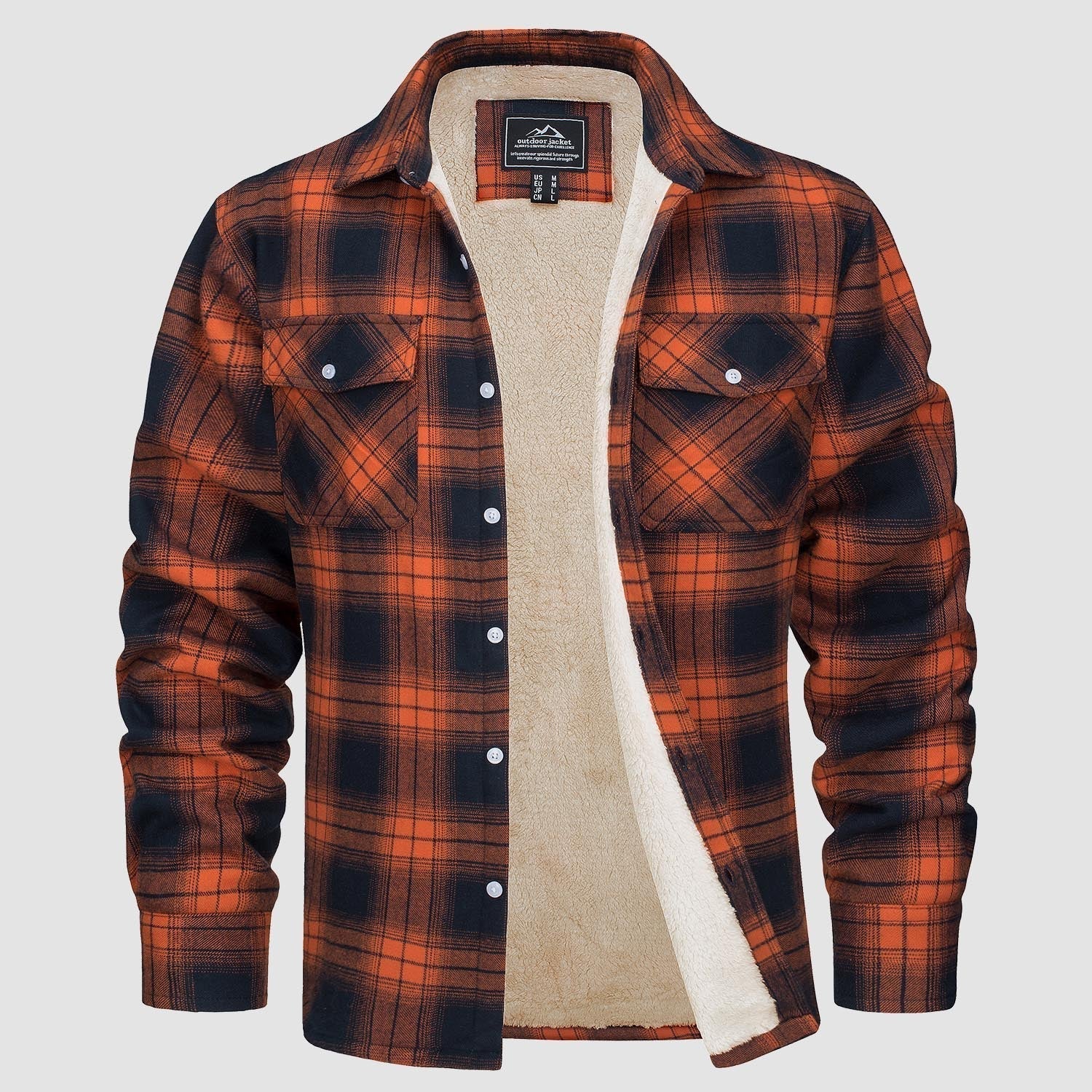 Arvid™ | Lined Checked Shirt Jacket