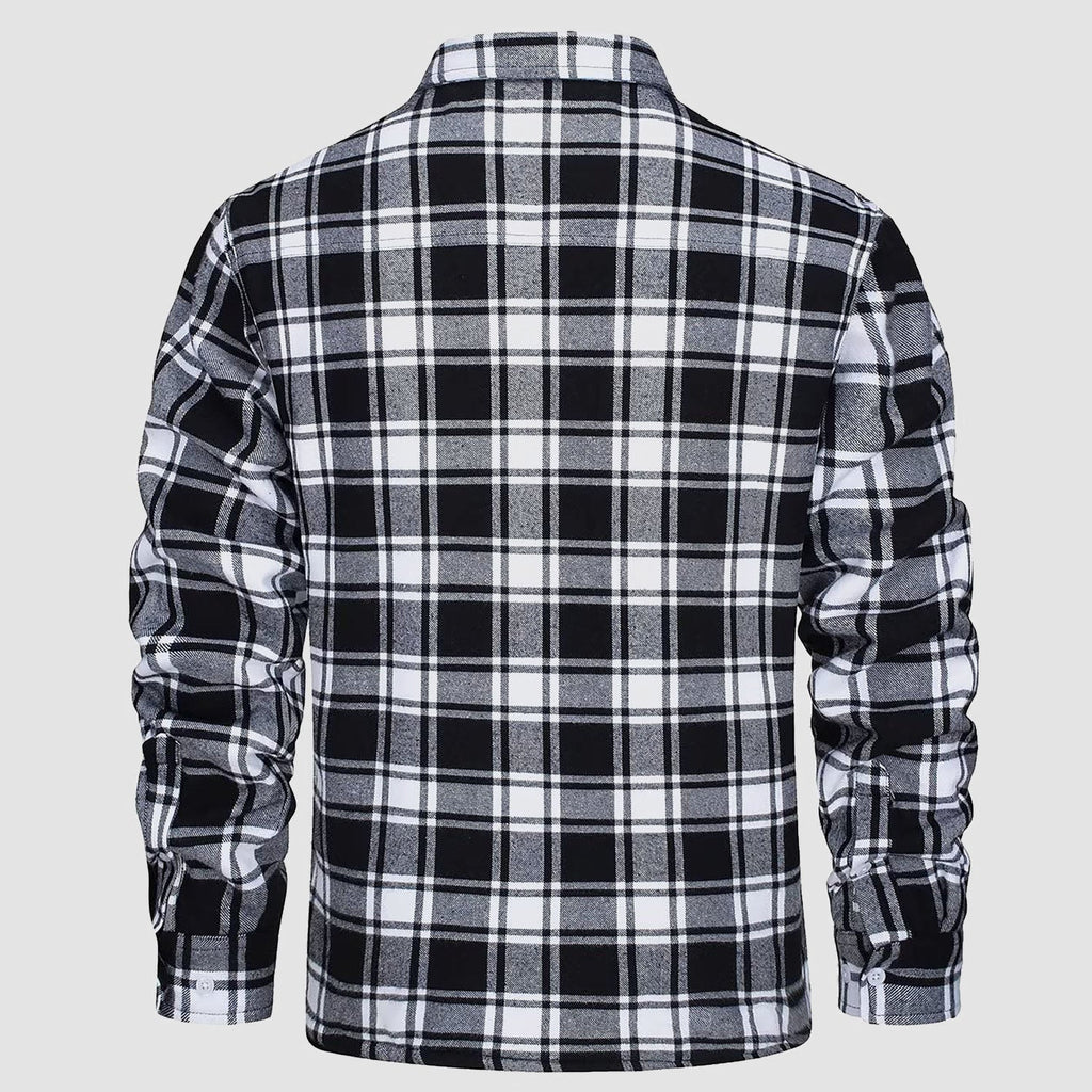 Arvid™ | Lined Checked Shirt Jacket