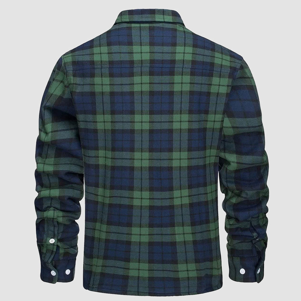 Arvid™ | Lined Checked Shirt Jacket