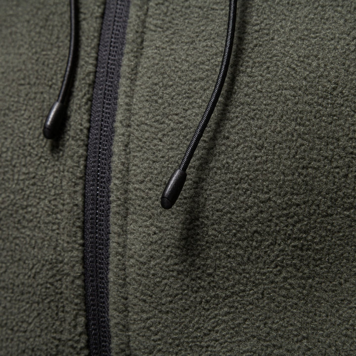 Men's Hooded Full-Zip Fleece Jacket with Streamlined Fit 4