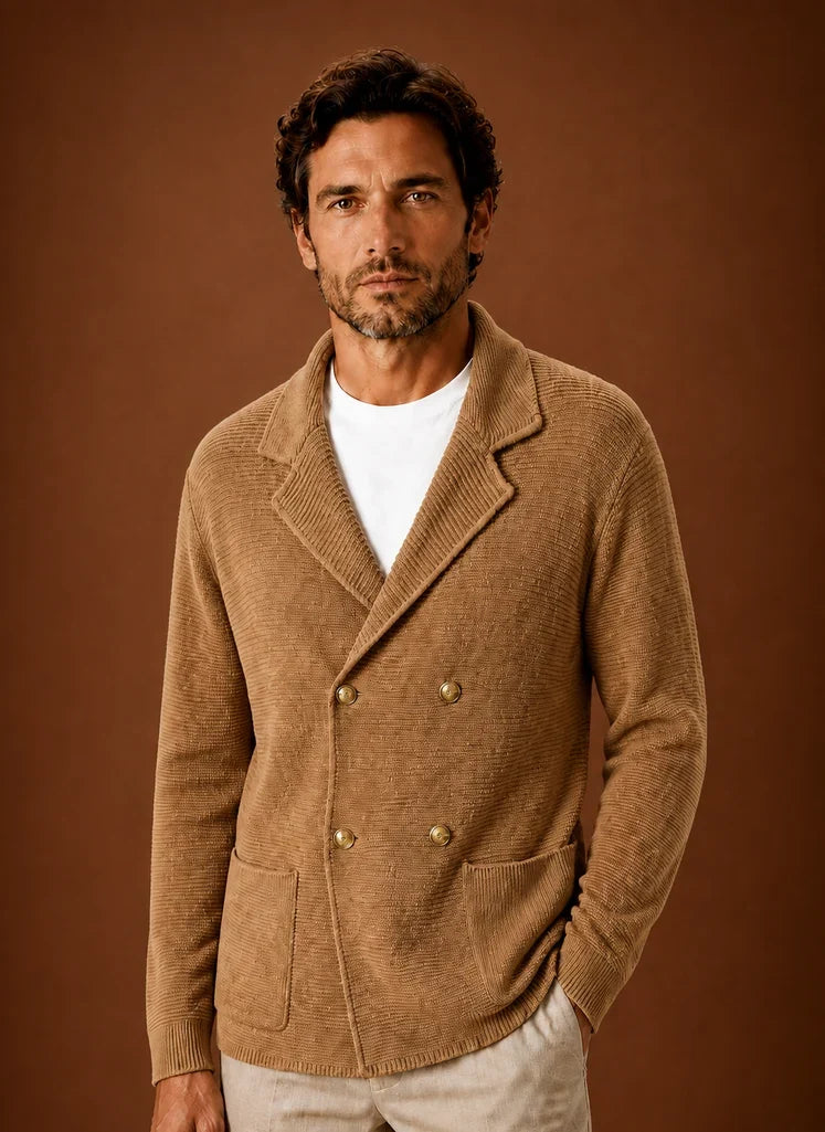 Men's Knit Cardigan Sweater for Comfortable Layering 8
