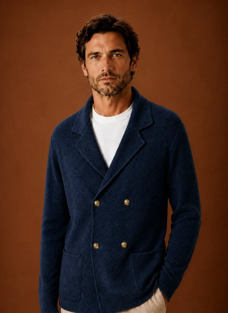 Men's Knit Cardigan Sweater for Comfortable Layering 9